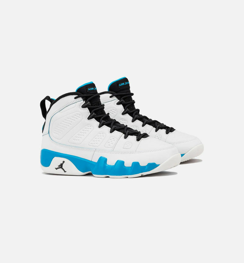 Kids Air Jordan 9 Retro Powder Blue GS Summit White Black FV0143-101 Sneaker