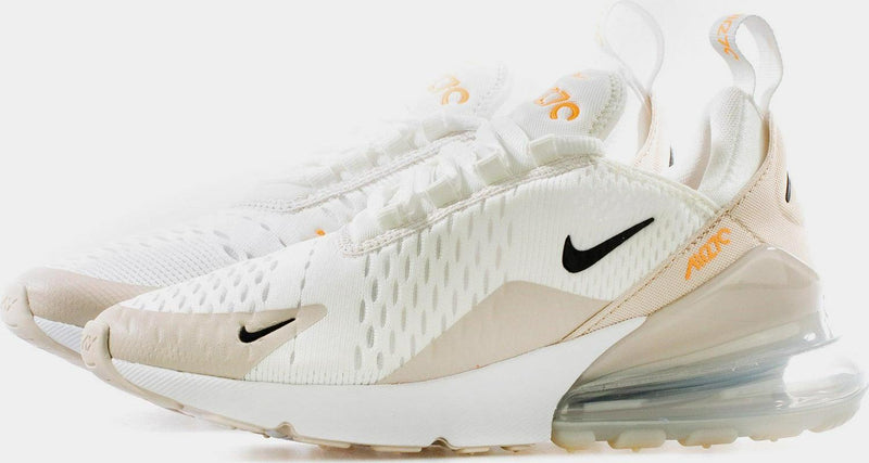 Wmns Nike Air Max 270 Desert Sand White Beige Black Orange DH3050-100 Sneaker