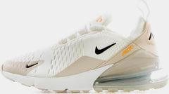 Wmns Nike Air Max 270 Desert Sand White Beige Black Orange DH3050-100 Sneaker