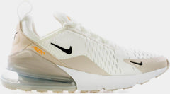 Wmns Nike Air Max 270 Desert Sand White Beige Black Orange DH3050-100 Sneaker