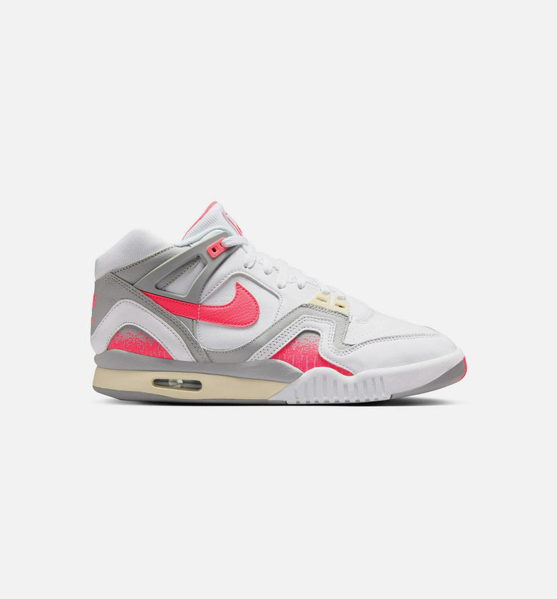 Nike Air Tech Challenge 2 White Racer Pink Smoke Grey FZ9033-100 Sneaker Shoe