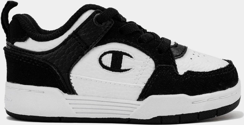 Kids Champion Arena Lo TD Black White Shoe Sneaker Trainer