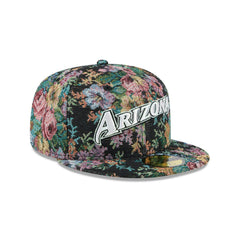 New Era Arizona Diamondbacks Floral Jacquard Black Gray 59Fifty 5950 Fitted Hat