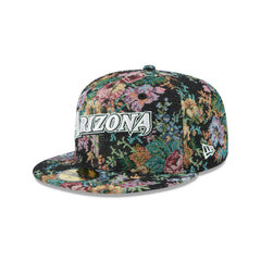 New Era Arizona Diamondbacks Floral Jacquard Black Gray 59Fifty 5950 Fitted Hat