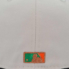 New Era Atlanta Braves '99 WS Stone Burntwood Brown Green 59Fifty 5950 Fitted