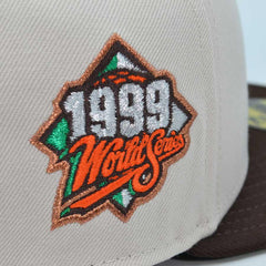 New Era Atlanta Braves '99 WS Stone Burntwood Brown Green 59Fifty 5950 Fitted