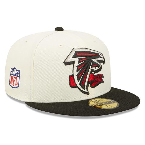 New Era Atlanta Falcons '22 NFL Chrome Black Red Blue 59Fifty 5950 Patch Fitted