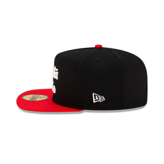 New Era Atlanta Hawks Dashmark Mesh Black Red Gray 59Fifty 5950 Patch Fitted