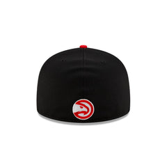 New Era Atlanta Hawks Dashmark Mesh Black Red Gray 59Fifty 5950 Patch Fitted