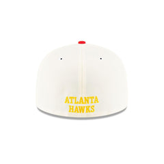New Era Atlanta Hawks Mascot White Orange Gray 59Fifty 5950 Patch Fitted Cap Hat