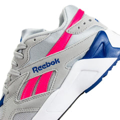 Reebok Aztrek Skull Grey White Blue Purple Black Sneaker Shoe Trainer