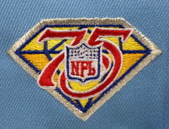 BUFFALO BILLS "RED BULL" (NFL 75TH ANNIVERSARY) NEW ERA 59FIFTY FITTED (SILVER UNDERVISOR)