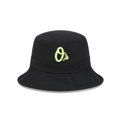 New Era Baltimore Orioles Hi Vis Doodle Black Green Bucket Hat