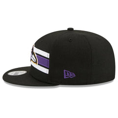 New Era Baltimore Ravens Throwback White Purple Yellow 9Fifty 950 Patch Snapback
