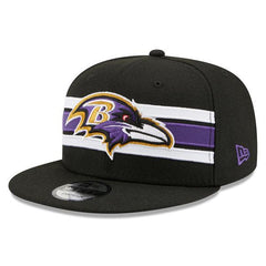 New Era Baltimore Ravens Throwback White Purple Yellow 9Fifty 950 Patch Snapback