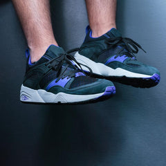 Puma Blaze Of Glory Black Purple Blue White Sneaker Shoe Trainer
