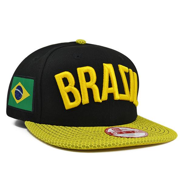 New Era BRAZIL '16 Olympics Rio De Janeiro Yellow Green 9Fifty 950 Snapback Hat