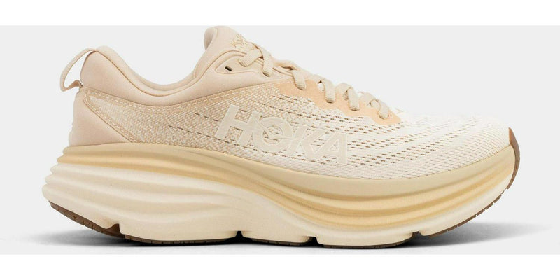 Hoka Bondi 8 Shifting Sand Vanilla White Orange Pink 1123202-SHF Sneaker Shoe