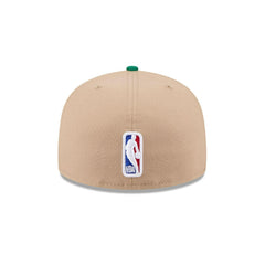 New Era Boston Celtics '24 Brown Beige Black Beige 59Fifty 5950 Patch Fitted