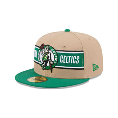 New Era Boston Celtics '24 Brown Beige Black Beige 59Fifty 5950 Patch Fitted
