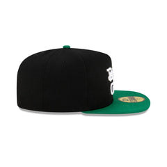 New Era Boston Celtics Dashmark Mesh Black Green Gray 59Fifty 5950 Fitted Hat