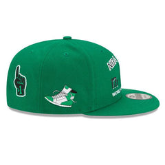 New Era Boston Celtics FINALS Champs Gold White Black 9Fifty 950 Patch Snapback