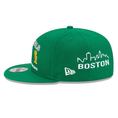 New Era Boston Celtics FINALS Champs Gold White Black 9Fifty 950 Patch Snapback