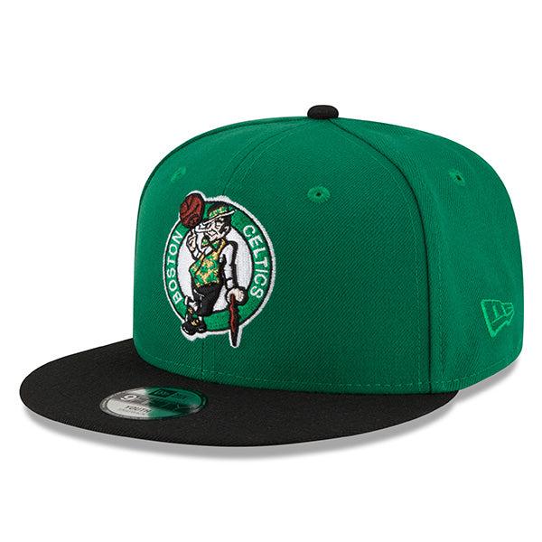 New Era Youth Boston Celtics Green White Black 9Fifty 950 Patch Snapback Cap Hat