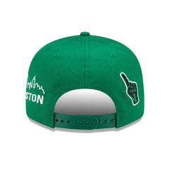 New Era Boston Celtics FINALS Champs Gold White Black 9Fifty 950 Patch Snapback