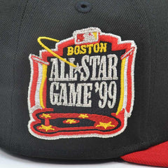 New Era Boston Red Sox '99 ASG Black Yellow Red Gray 59Fifty 5950 Patch Fitted