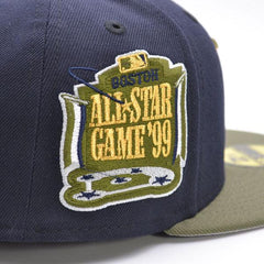 New Era Boston Red Sox '99 ASG Navy Blue Olive Green Gray 59Fifty 5950 Fitted
