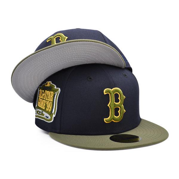 New Era Boston Red Sox '99 ASG Navy Blue Olive Green Gray 59Fifty 5950 Fitted