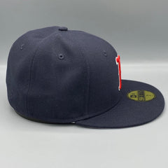 New Era Boston Red Sox '04 WS Navy Blue Red Grey 59Fifty 5950 Patch Fitted Hat