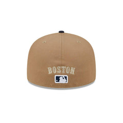 New Era Boston Red Sox Brown Red Navy Gray 59Fifty 5950 Patch Fitted Cap Hat