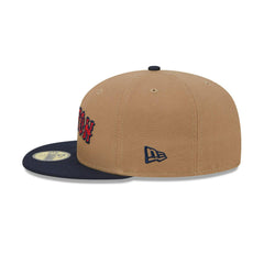 New Era Boston Red Sox Brown Red Navy Gray 59Fifty 5950 Patch Fitted Cap Hat