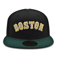 New Era Boston Red Sox '18 WS Black Dark Green Gray 59Fifty 5950 Patch Fitted