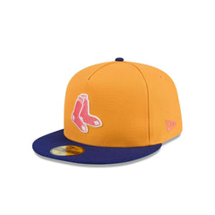 New Era Boston Red Sox '99 ASG Gold Blue Gray 59Fifty 5950 Patch Fitted Cap Hat