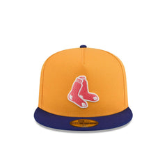 New Era Boston Red Sox '99 ASG Gold Blue Gray 59Fifty 5950 Patch Fitted Cap Hat