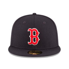 New Era Boston Red Sox '04 WS Navy Blue Red White 59Fifty 5950 Patch Fitted