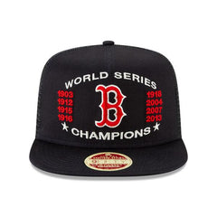 New Era Boston Red Sox Trucker Navy Blue Red White 9Fifty 950 Patch Snapback