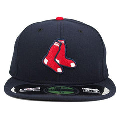 New Era Boston Red Sox Blue Red White Black 59Fifty 5950 Patch Fitted Cap Hat