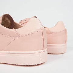 Clae Bradley Light Pink Oiled Leather Casual Shoe Sneaker
