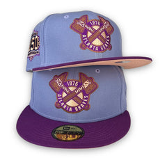 New Era Atanta Braves 150th Anni ASG Lavender Purple Peach 59Fifty 5950 Fitted