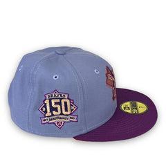 New Era Atanta Braves 150th Anni ASG Lavender Purple Peach 59Fifty 5950 Fitted