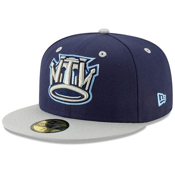 New Era Brooklyn Cyclones Jefes Copa Diversion Navy Gray 59Fifty 5950 Fitted Hat