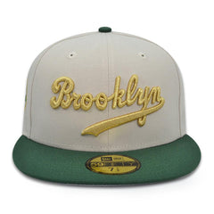 New Era Brooklyn Dodgers '42 ASG Stone Yellow PineGreen Gray 59Fifty 5950 Fitted
