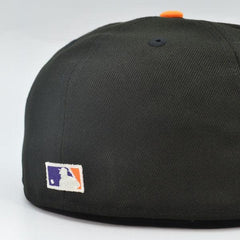 New Era Brooklyn Dodgers EBBETS Black Purple Gray 59Fifty 5950 Patch Fitted Hat
