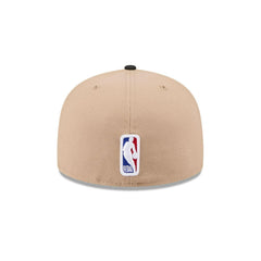 New Era Brooklyn Nets '24 Draft Beige Grey Black White 59Fifty 5950 Patch Fitted