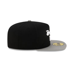New Era Brooklyn Nets Dashmark Mesh Black White Gray 59Fifty 5950 Patch Fitted