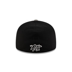 New Era Brooklyn Nets Dashmark Mesh Black White Gray 59Fifty 5950 Patch Fitted